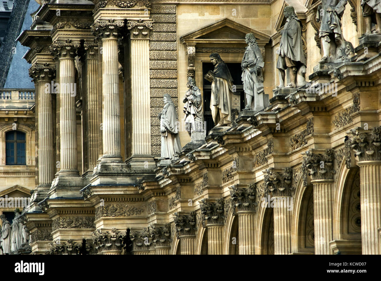 Il museo del Louvre, Parigi Foto Stock