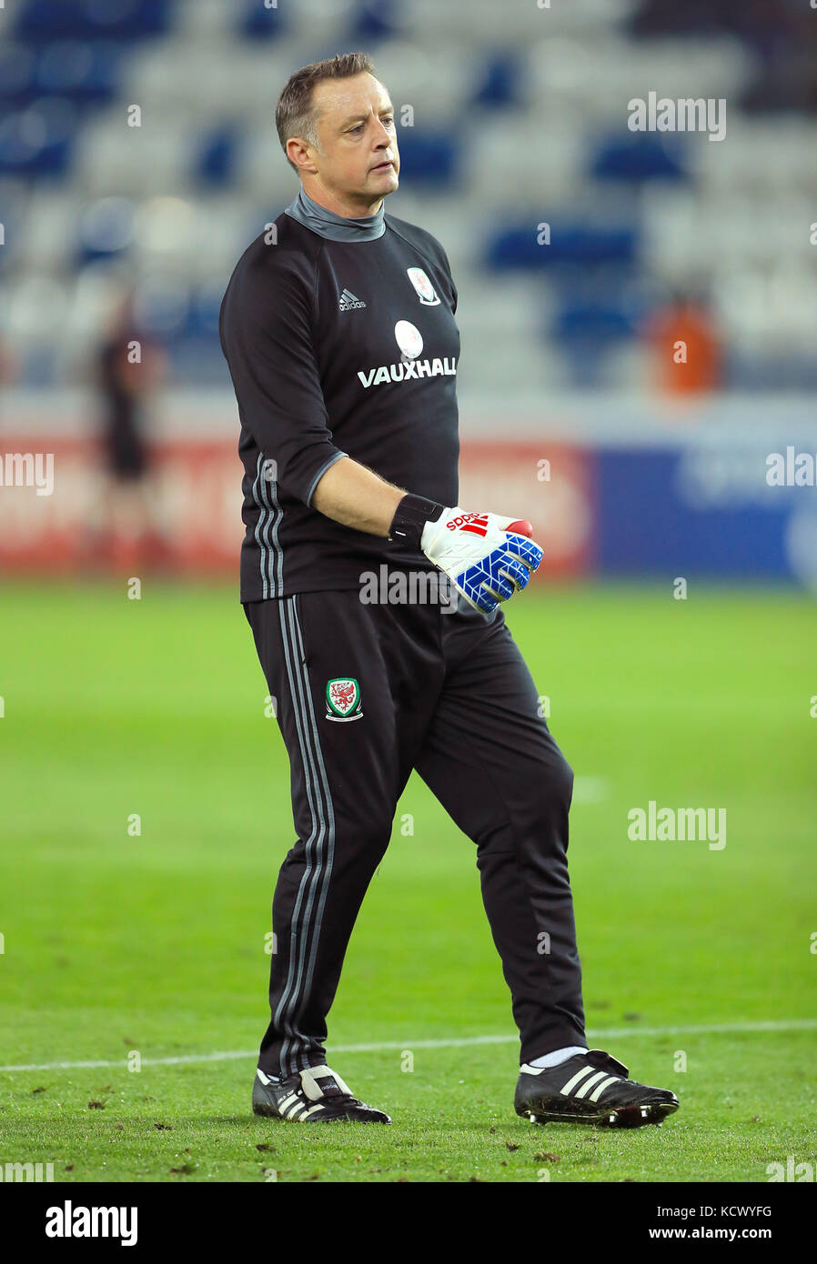 Allenatore di portiere del Galles Tony Roberts durante le Qualifiche della Coppa del mondo FIFA 2018, partita del Gruppo D alla Boris Paichadze Dinamo Arena di Tbilisi. PREMERE ASSOCIAZIONE foto. Data immagine: Venerdì 6 ottobre 2017. Scopri la storia della Pennsylvania SOCCER Georgia. Il credito fotografico dovrebbe essere: Tim Goode/PA Wire. . Foto Stock