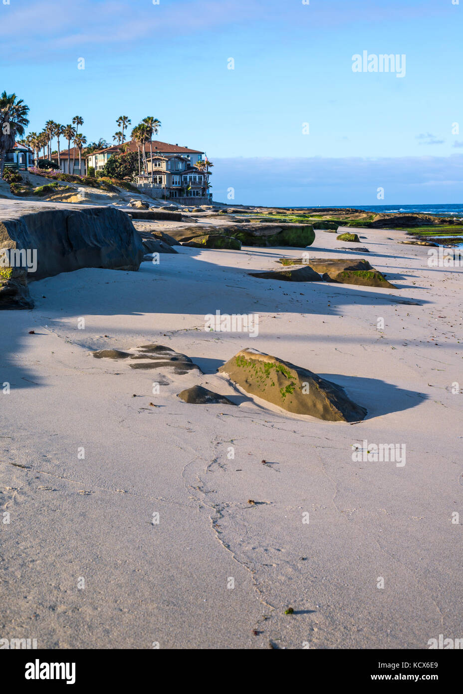 Scena costiere su una mattina di primavera. La Jolla, California, Stati Uniti d'America. Foto Stock