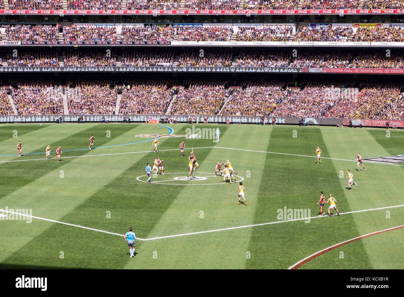 L'Australia regola le finali di calcio, MCG Foto Stock