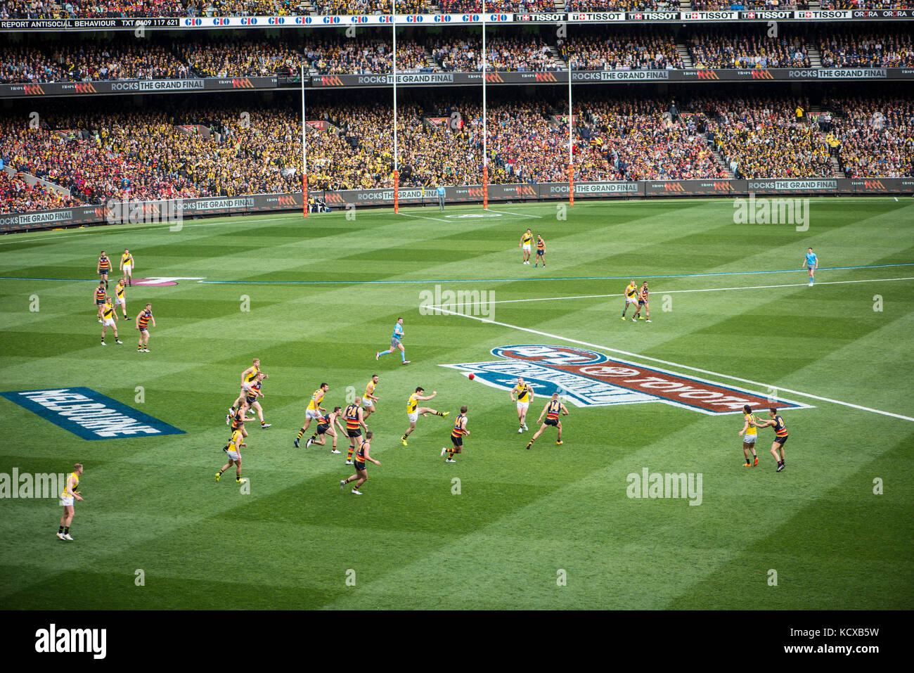 L'Australia regola le finali di calcio, MCG Foto Stock