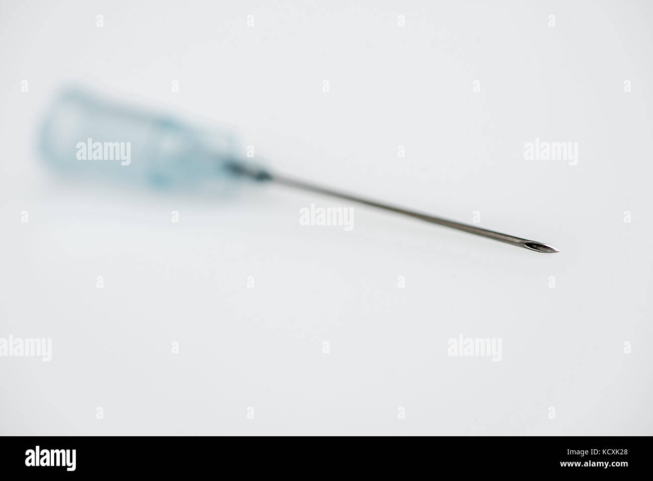 Ago cannula macro Foto Stock