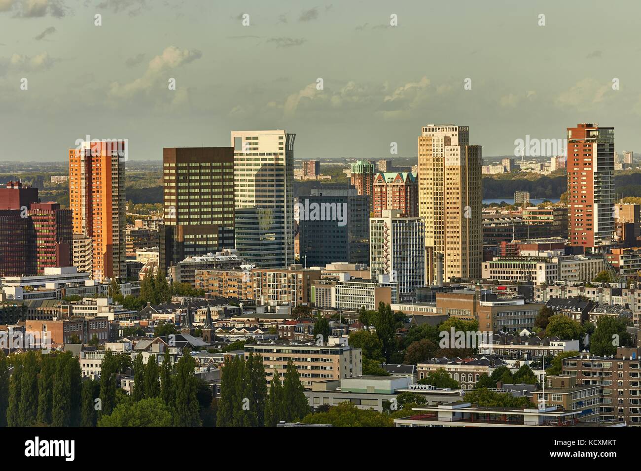 Rotterdam vista panoramica Foto Stock