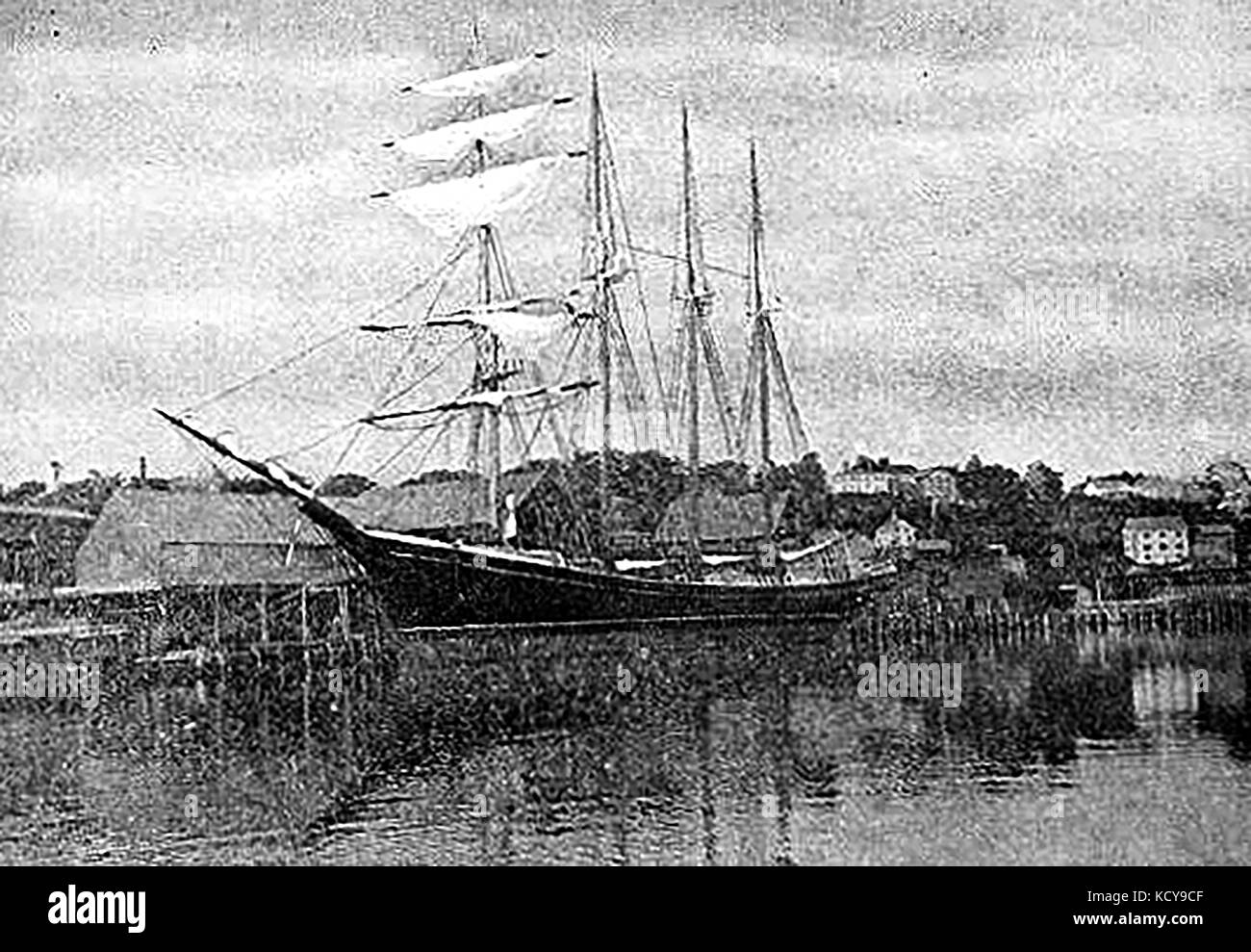 I quattro masted corteccia DORIS costruito a Belfast, Maine, Stati Uniti d'America nel 1894 - 944 tonnellate Foto Stock