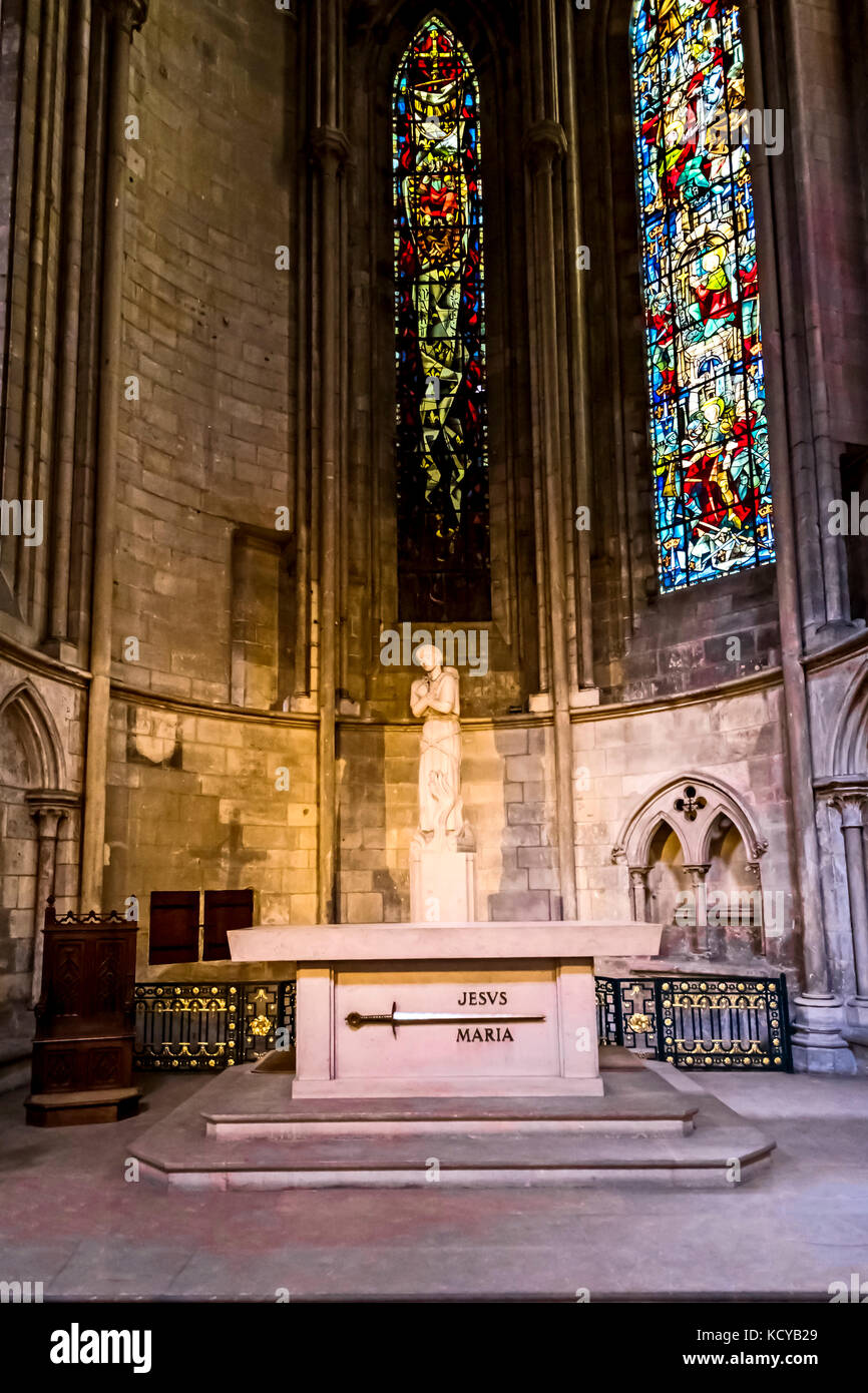 Rouen (Francia): Cathédrale primatiale Notre-Dame de l'Assomption de Rouen Foto Stock