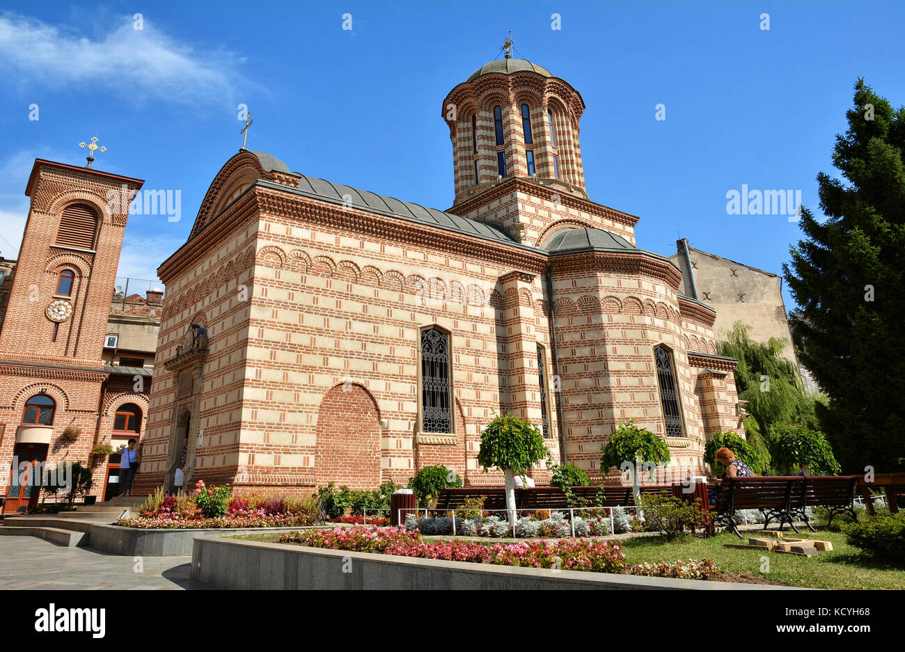 San Anton Chiesa Vecchia Chiesa di Corte - Biserica Curtea Veche a Bucarest, in Romania. Foto Stock