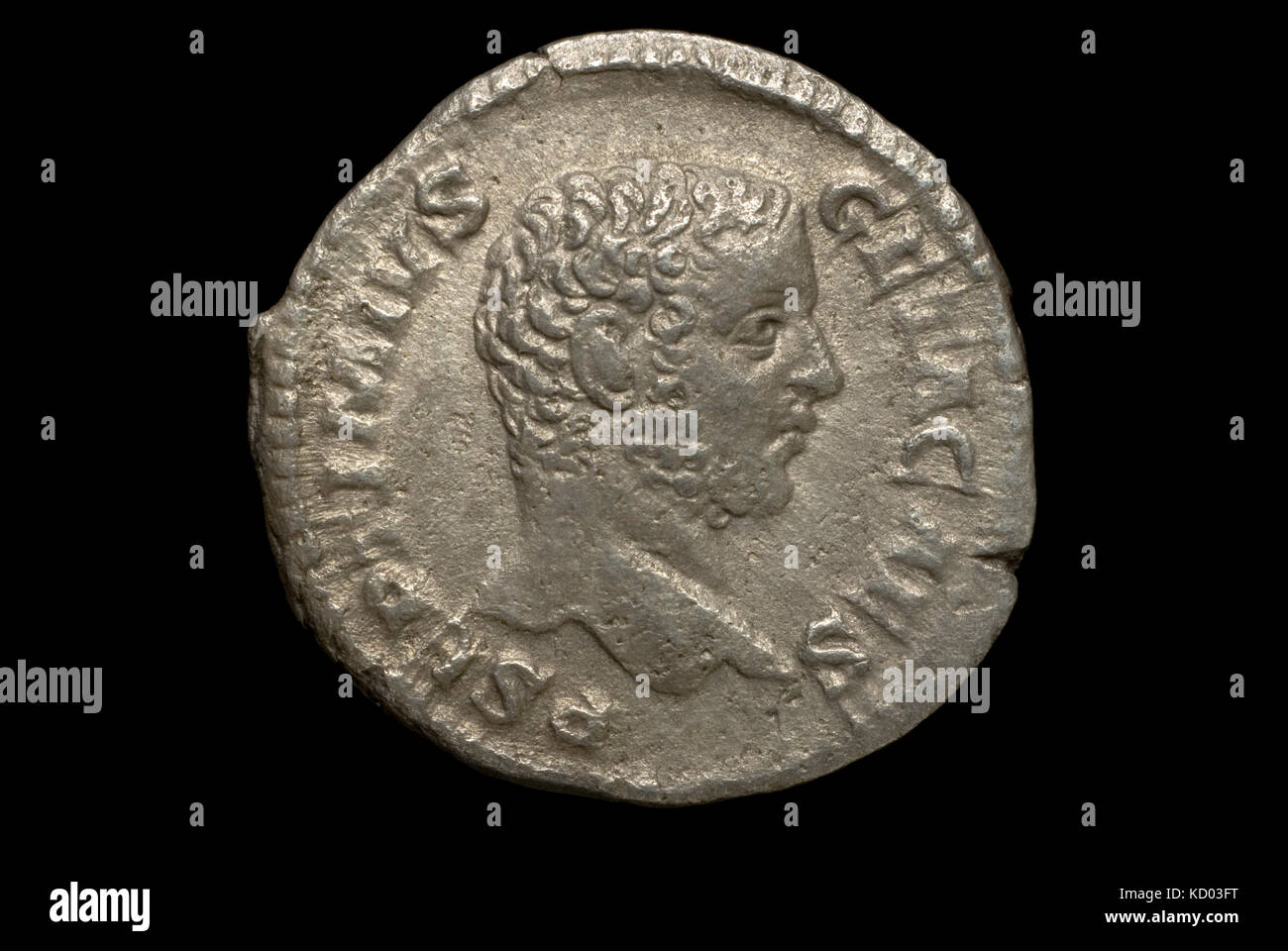 Medaglia dell'Imperatore Geta Foto Stock