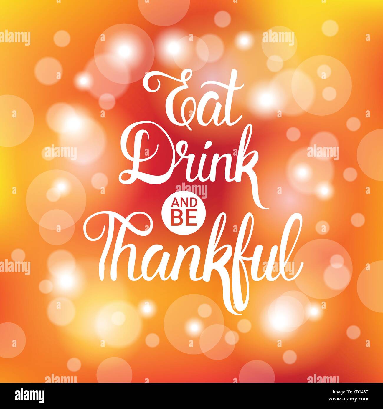 Felice giorno del ringraziamento autunno vacanza tradizionale biglietto di auguri Illustrazione Vettoriale