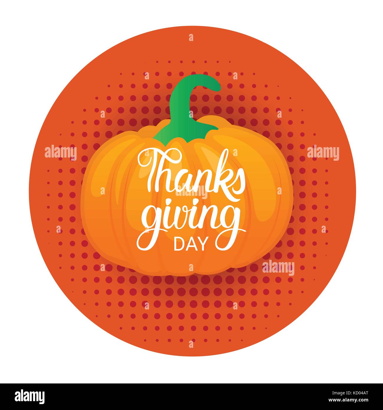 Felice giorno del ringraziamento autunno vacanza tradizionale biglietto di auguri Illustrazione Vettoriale