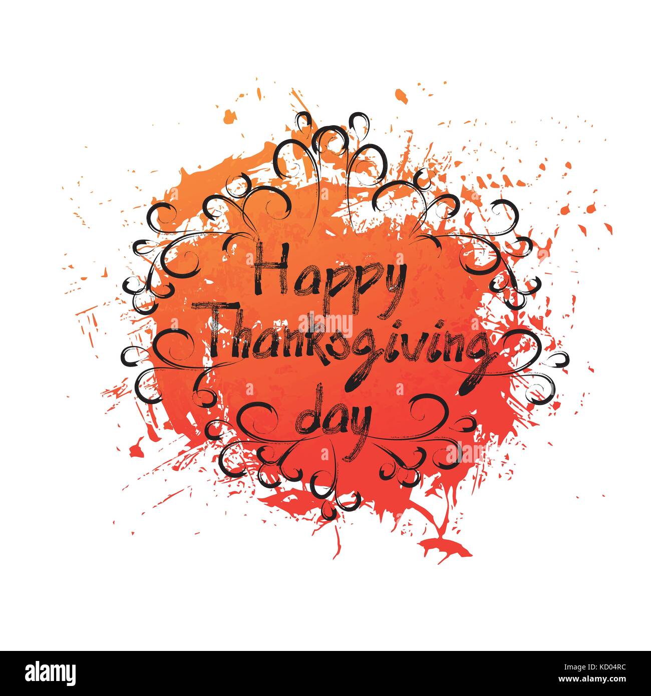 Felice giorno del ringraziamento autunno vacanza tradizionale banner Illustrazione Vettoriale