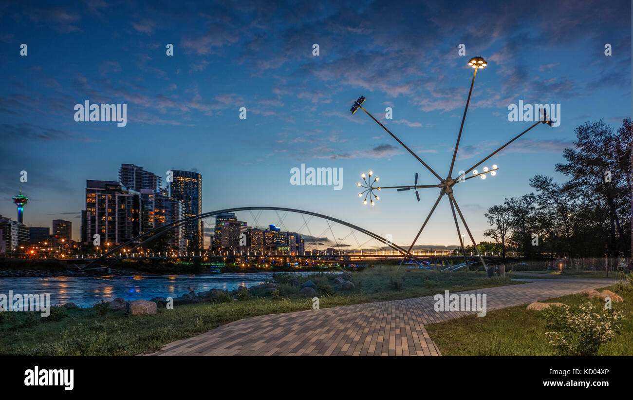 St patrick isola Calgary, AB Foto Stock