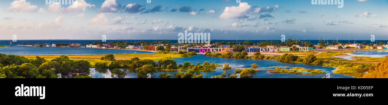 Ladscape panoramico a los roques venezuela Foto Stock