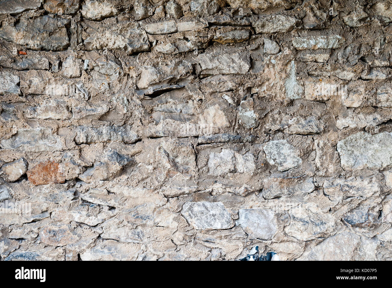 Bianco antico muro di pietra texture di sfondo Foto Stock