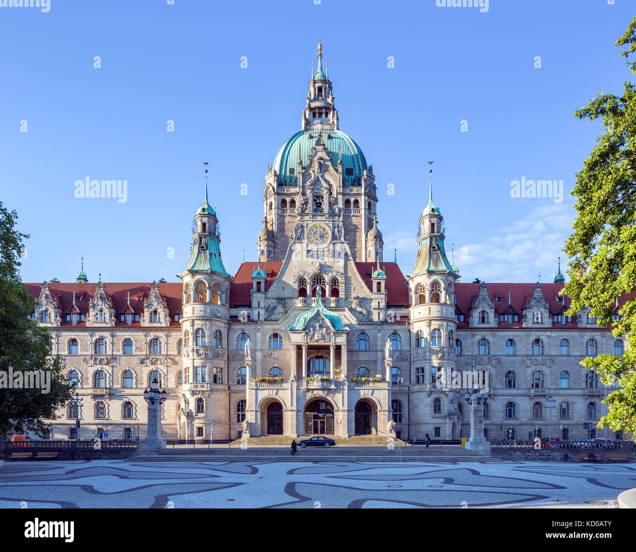Nuovo municipio di Hannover, Bassa Sassonia, Germania Foto Stock