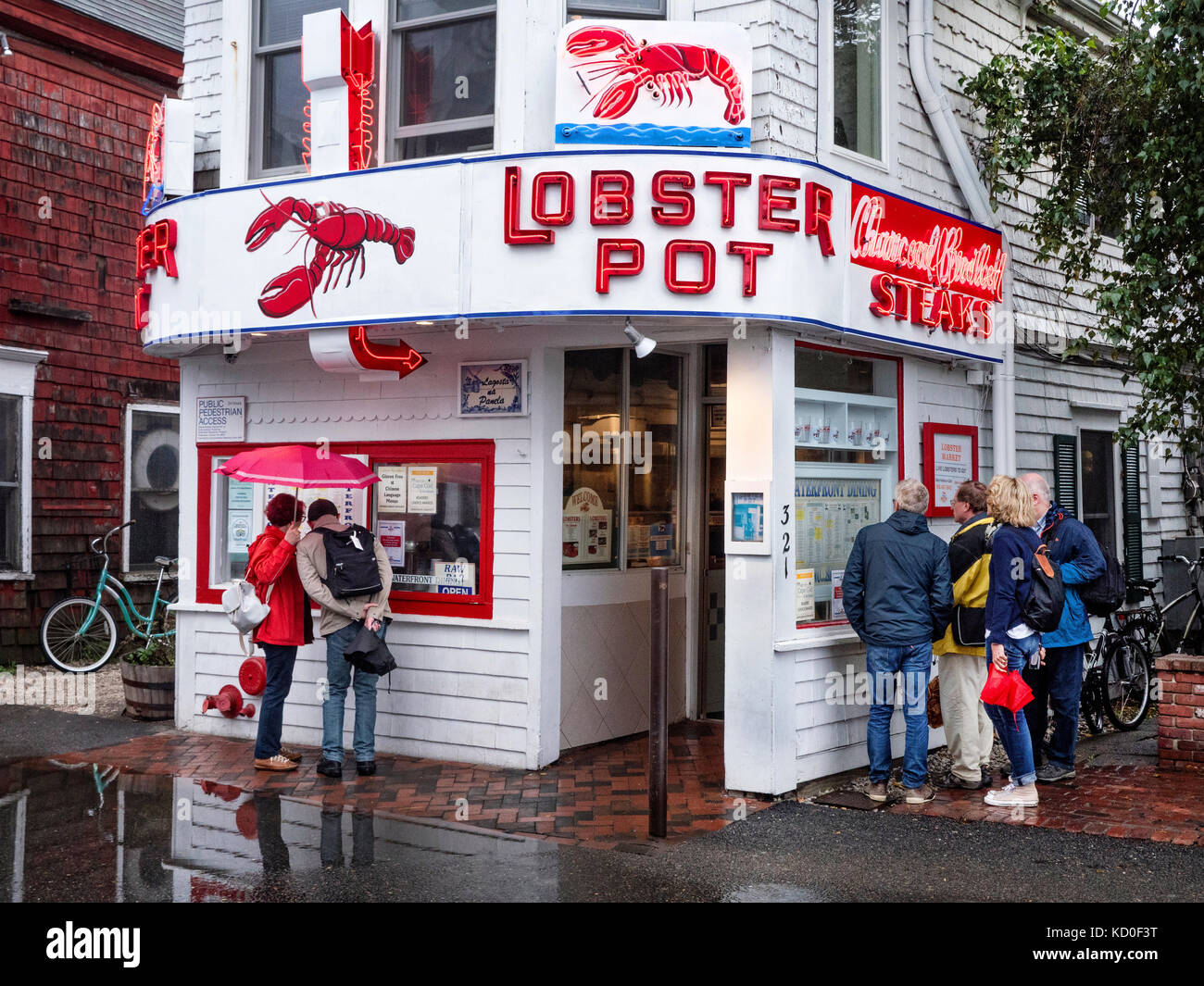 Lobster Pot Fish Restaurant a Provincetown, Massachusetts, USA Foto Stock