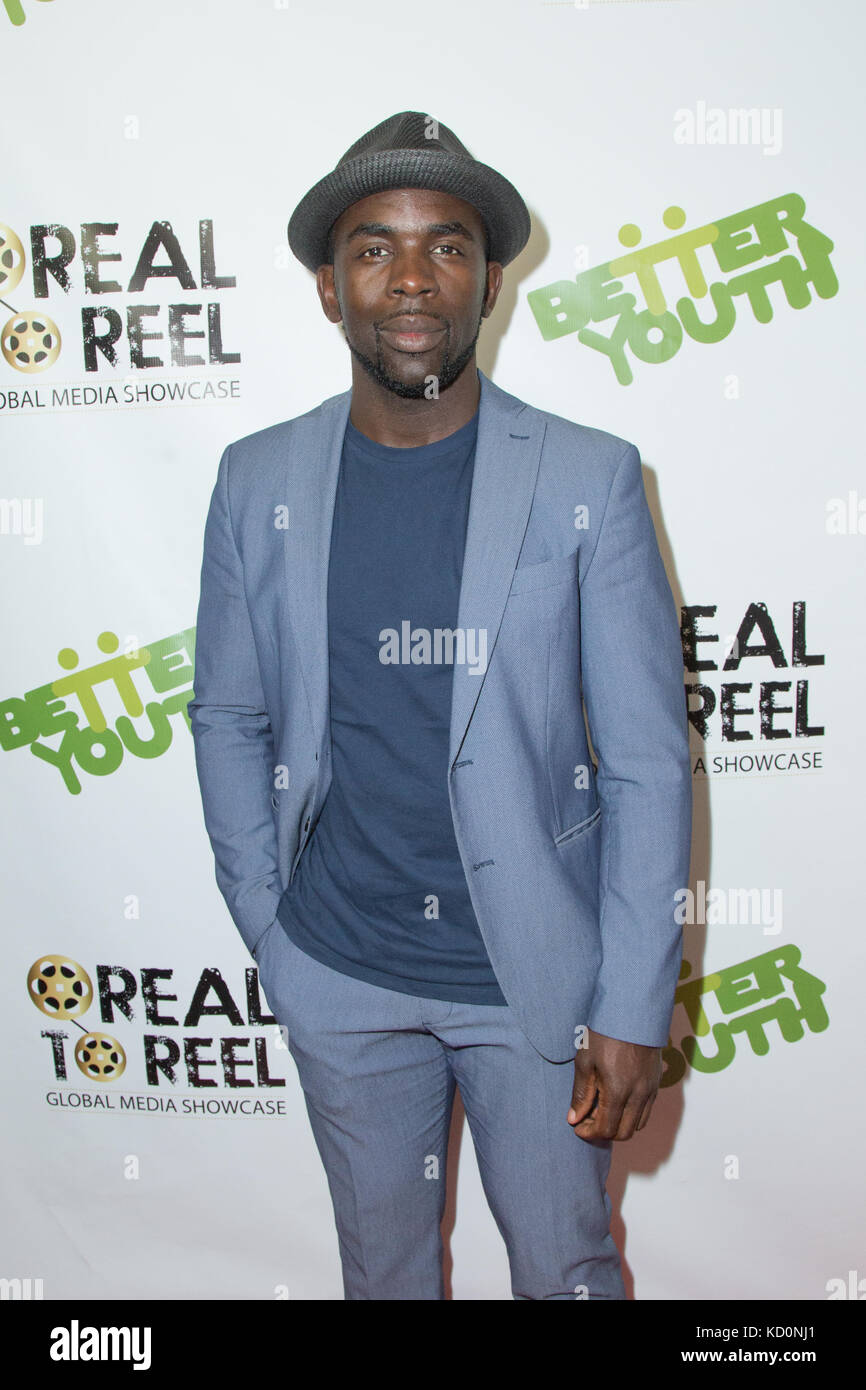 Los Angeles, California, USA. Il 7 ottobre, 2017. attore Jimmy akingbola assiste il 3° reale annuo per bobina global youth film festival presso il Los Angeles film school di los angeles, la California il 7 ottobre 2017. Credito: sheri determan/alamy live news Foto Stock