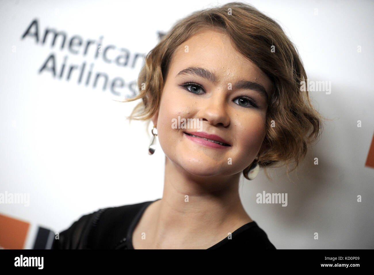 Millicent simmonds assiste il 'wonderstruck' premiere durante il cinquantacinquesimo new york film festival di Alice Tully Hall il 7 ottobre 2017 in New York City. | Utilizzo di tutto il mondo Foto Stock