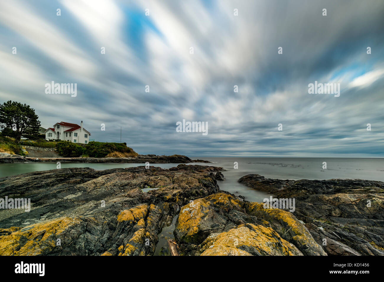 Lungomare di Victoria, l'isola di Vancouver, BC Canada Foto Stock