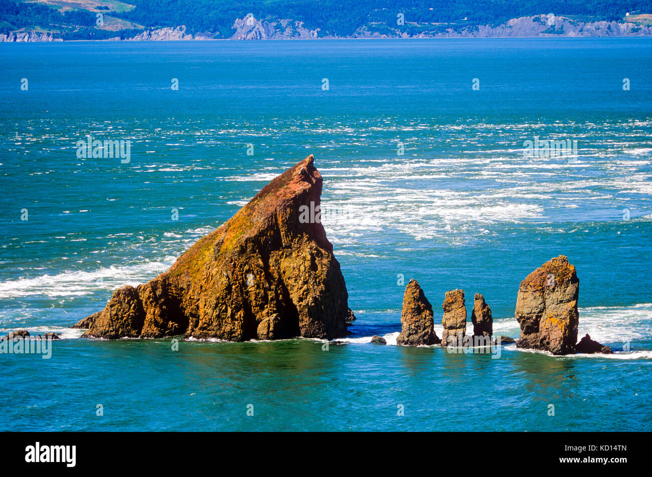 Cape split, baia di Fundy, Nova Scotia, Canada Foto Stock