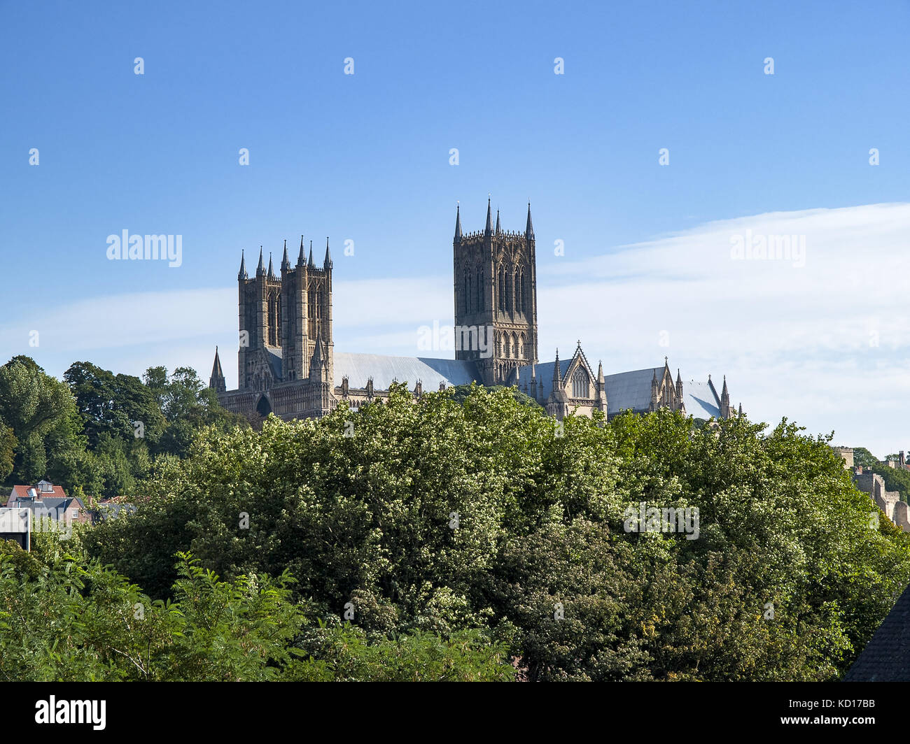 Cattedrale di Lincoln Foto Stock