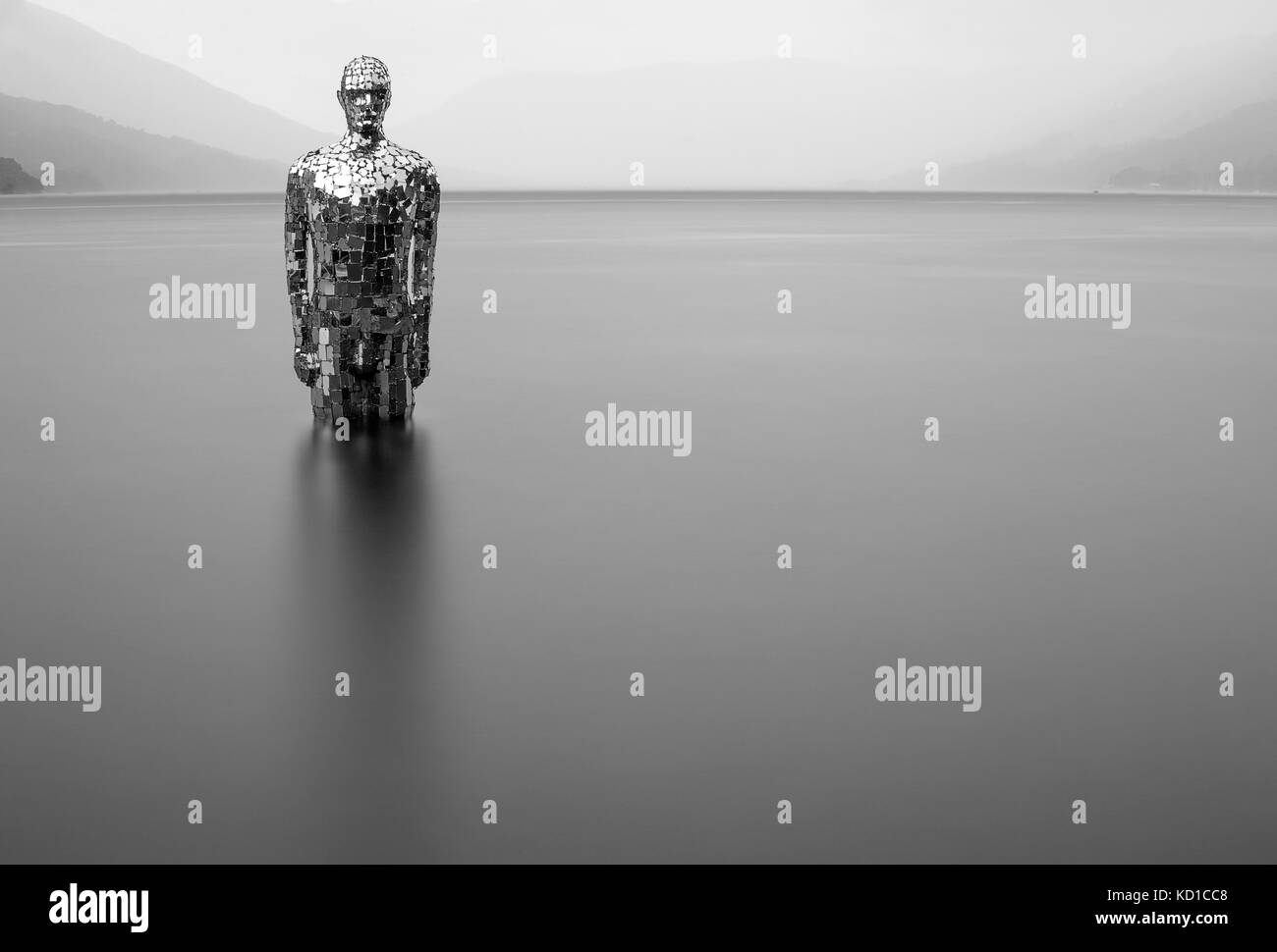 'Still' sulle rive di Loch Earn, Perthshire Foto Stock