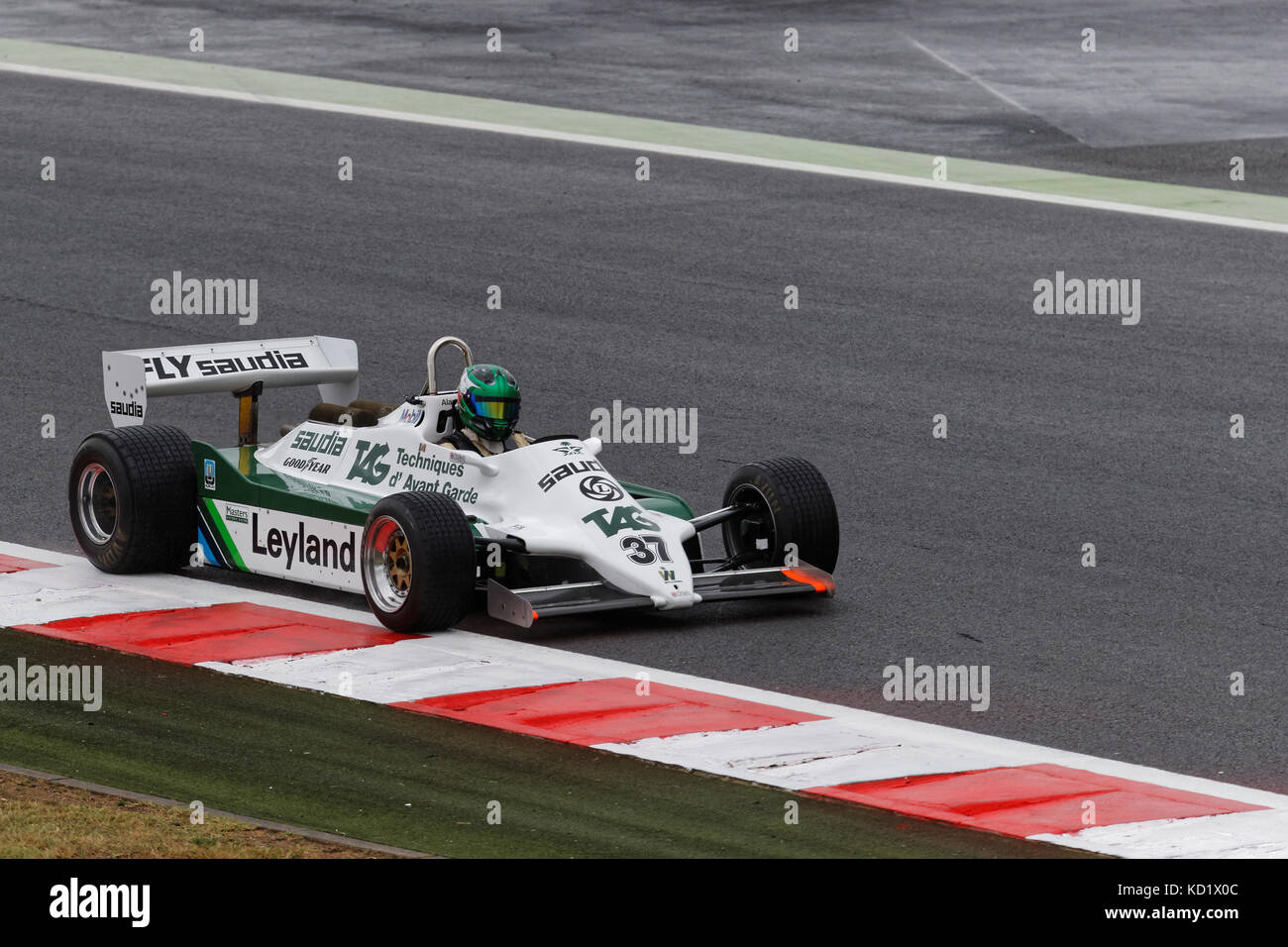 MAGNY-COURS, FRANCIA, 1 Luglio 2017 : Williams F1. Il primo storico francese Grand Prix avviene a Magny-Cours con un sacco di antico sport e forma Foto Stock