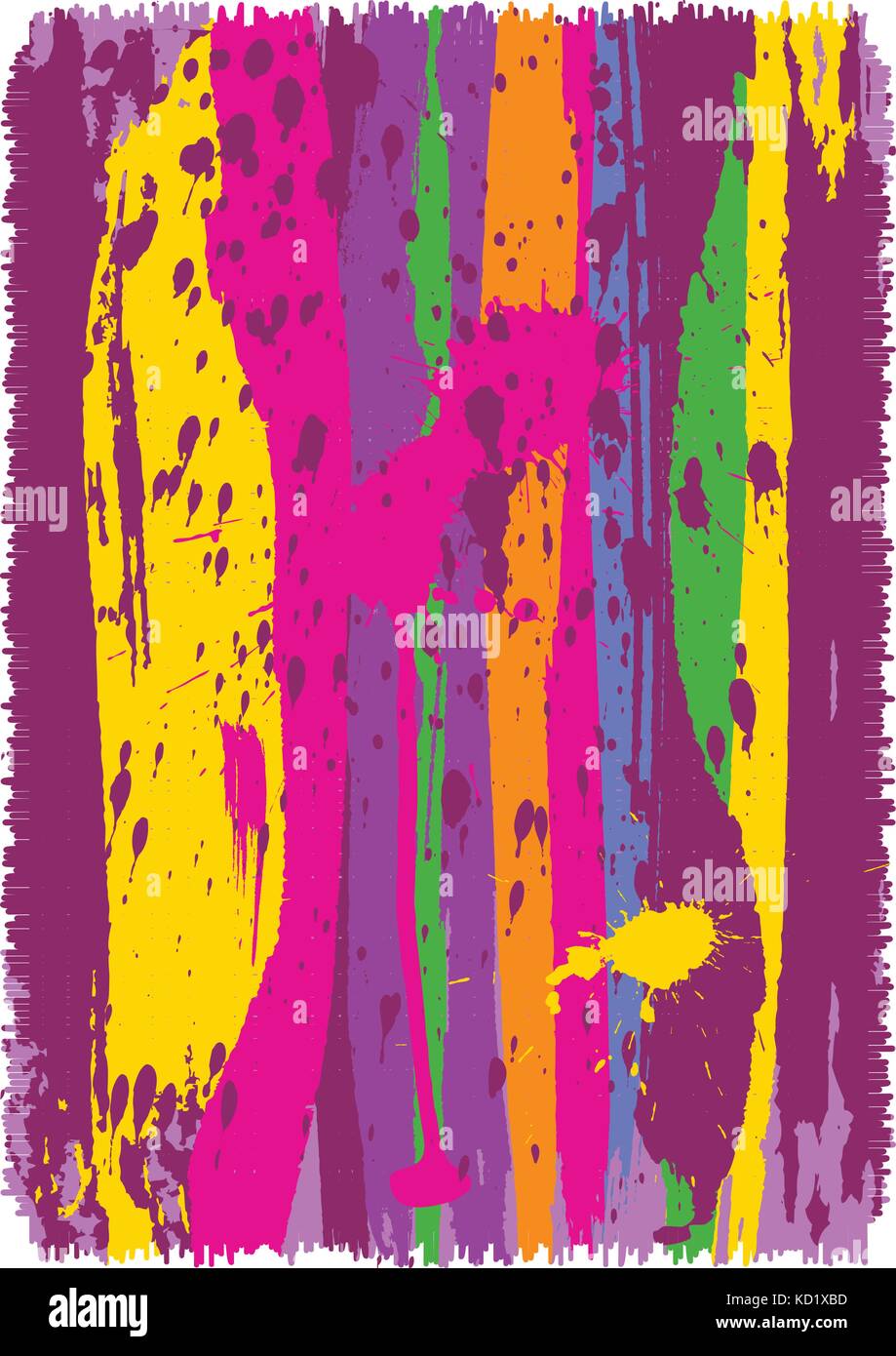 Abstract sfondo con strisce multicolore Illustrazione Vettoriale