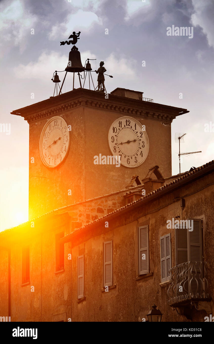 Maurizio torre, Orvieto, Italia Foto Stock