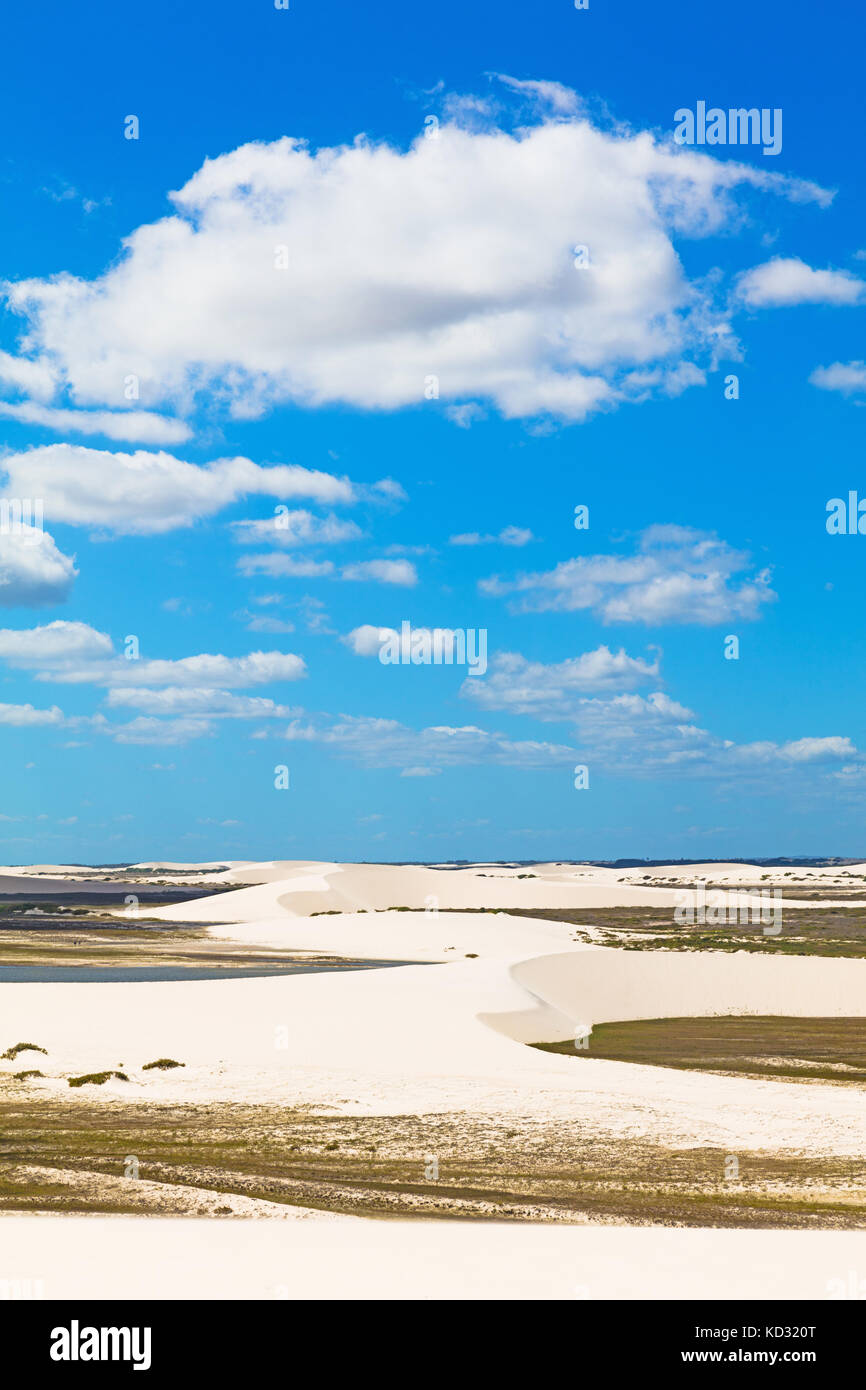 Le dune di sabbia, Parco Nazionale di Jericoacoara, Ceara, Brasile, Sud America Foto Stock