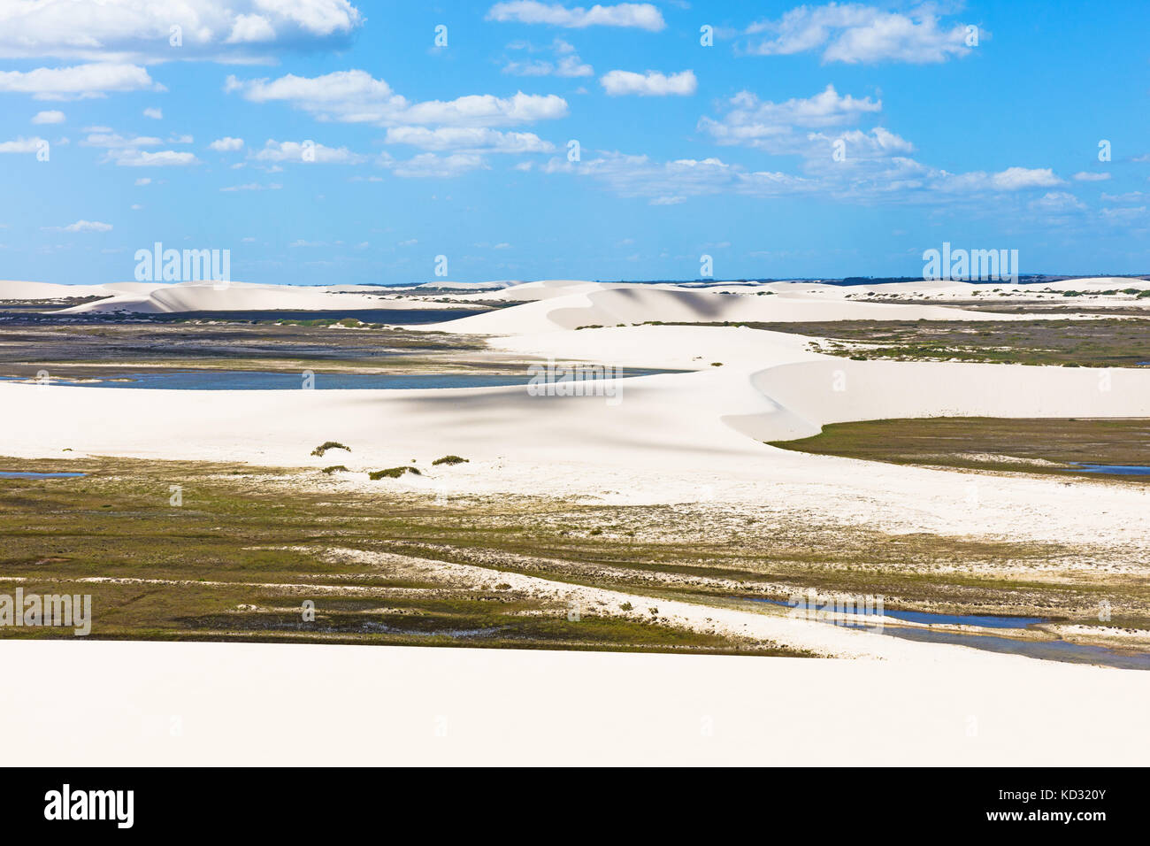 Le dune di sabbia, Parco Nazionale di Jericoacoara, Ceara, Brasile, Sud America Foto Stock