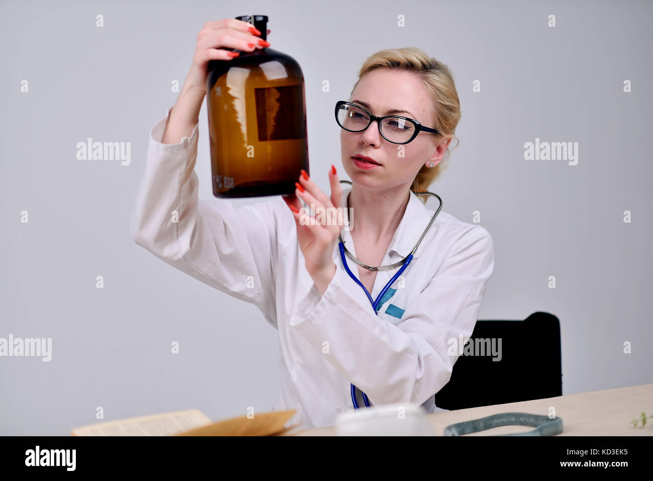 Il medico è considerato medicamento Foto Stock