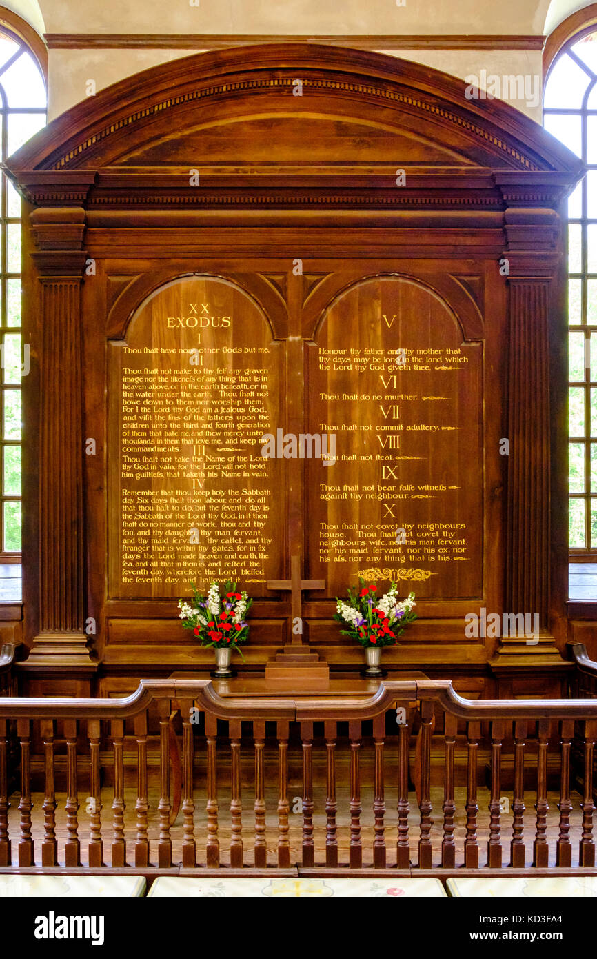 La Chiesa di Cristo, 420 Christ Church Road, Weems, Virginia Foto Stock