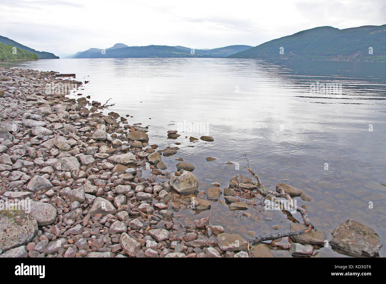 Loch Ness, Scozia. uk. Foto Stock