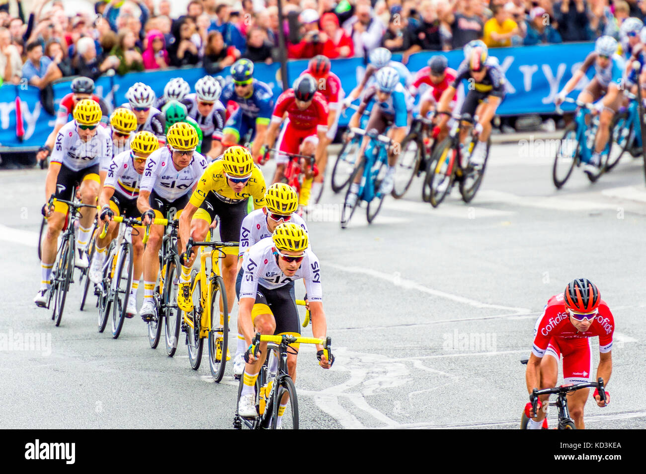 Ultima tappa a Parigi del Tour de France 2017 Foto Stock