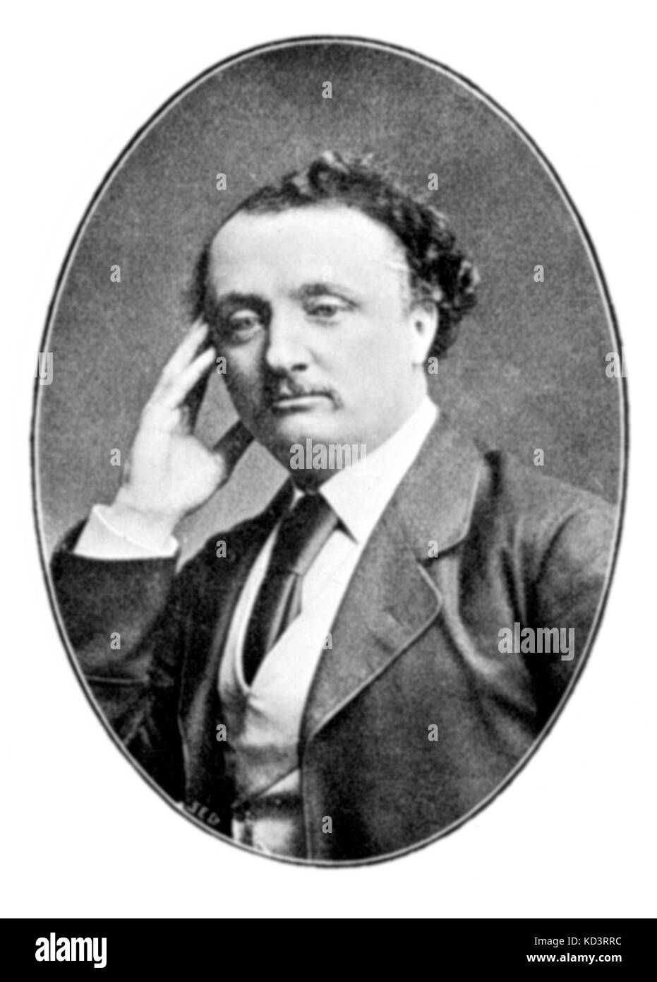 John Stainer - Ritratto dell'inglese organista e compositore 1840-1901 Foto Stock