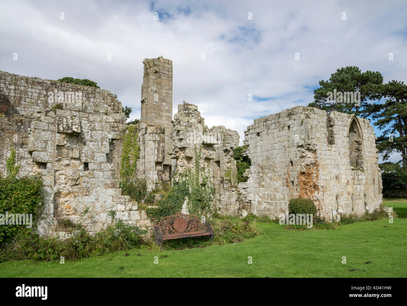 Jervaulx abbey, North Yorkshire, Inghilterra. Foto Stock