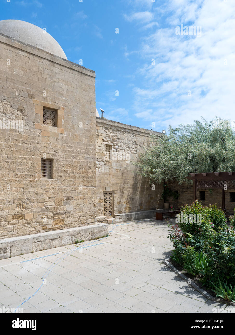 Il Palazzo degli Shirvanshah è un palazzo del XV secolo, situato in innner baku, costruito dalla shirvanshahs e descritto dall'UNESCO come "uno di la perla Foto Stock