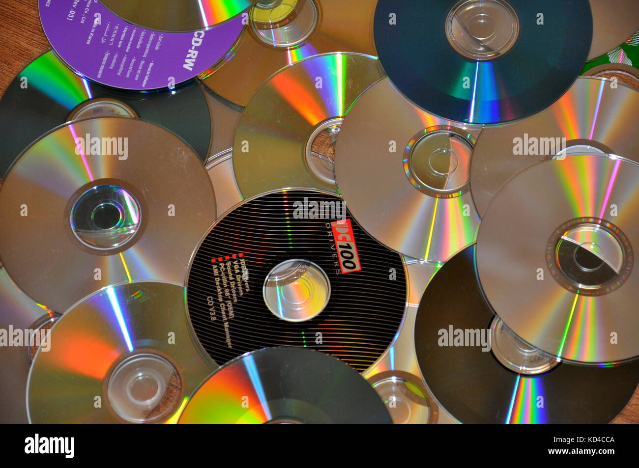 CD e DVD Compact Data, Repubblica Ceca, 2017. Foto Stock