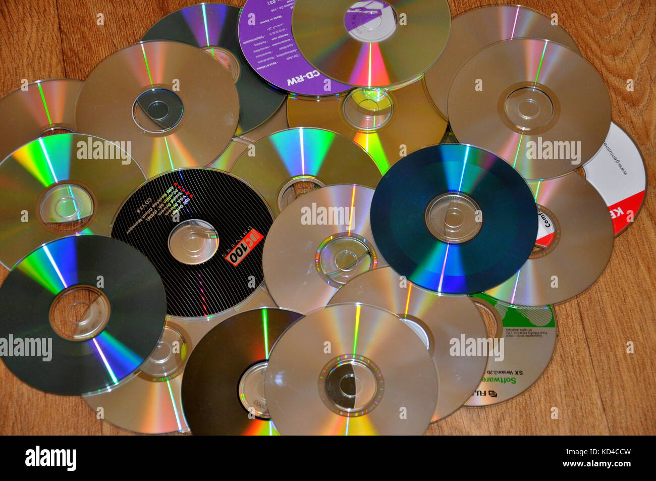 CD e DVD Compact Data, Repubblica Ceca, 2017. Foto Stock