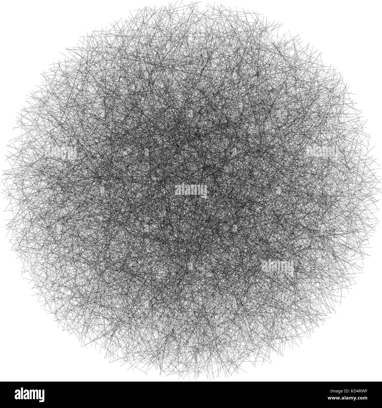 Prepotentemente complessa struttura di rete Foto Stock