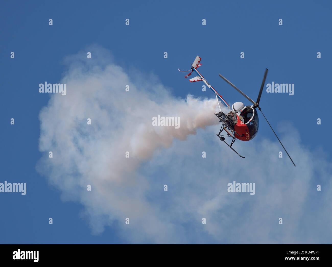 Otto l'elicottero a Southport air show Foto Stock