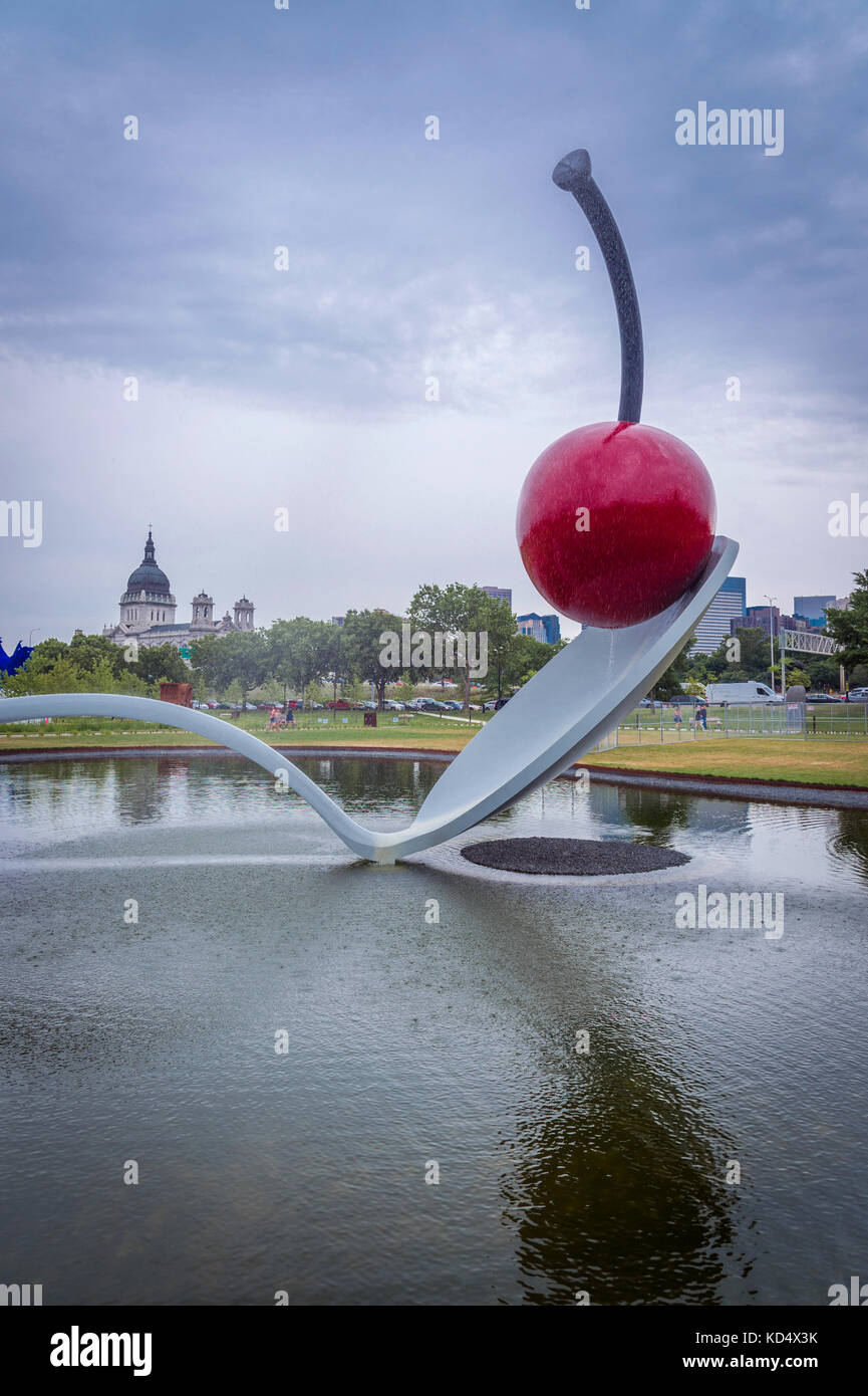 Minneapolis Sculpture Garden, Minneapolis Minnesota USA Foto Stock