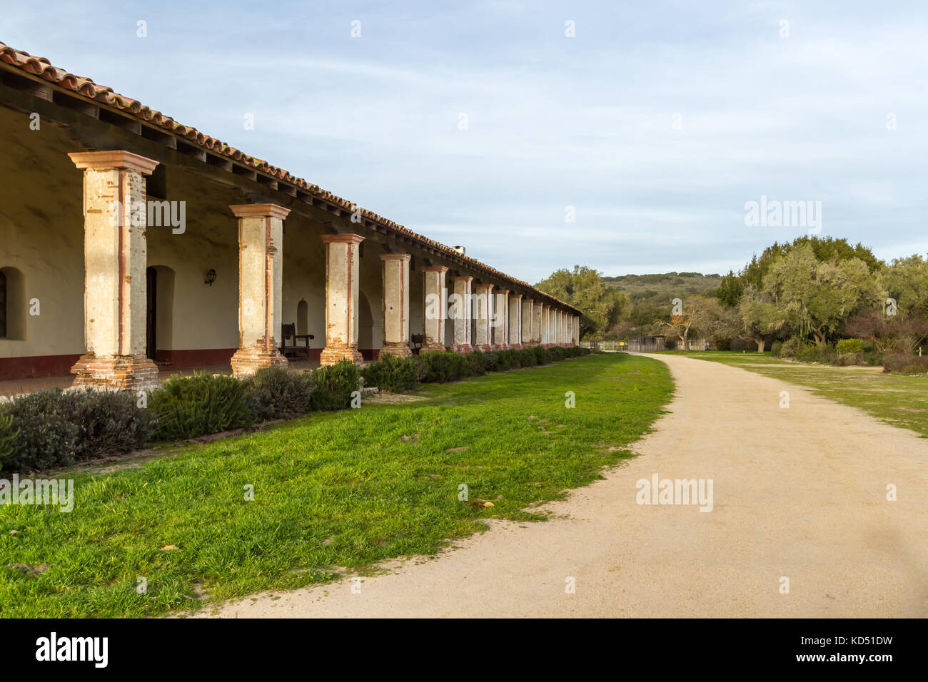La Purisima Concepcion Missione del Parco Statale di Lompoc California USA Foto Stock
