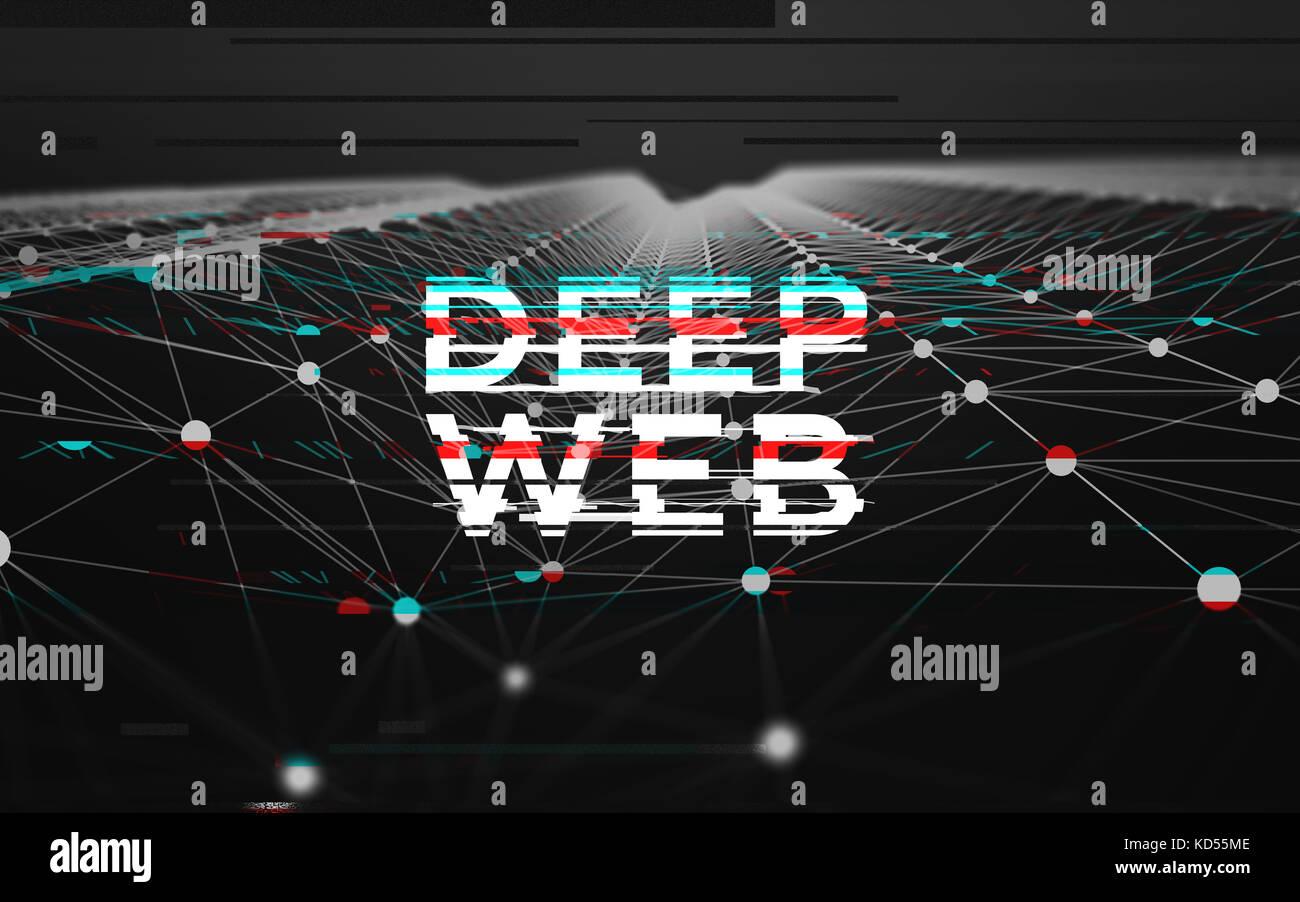 Abstract di dati in bianco e nero di glitch mesh lo sfondo dell'illustrazione con grande profondità il testo sul web Foto Stock