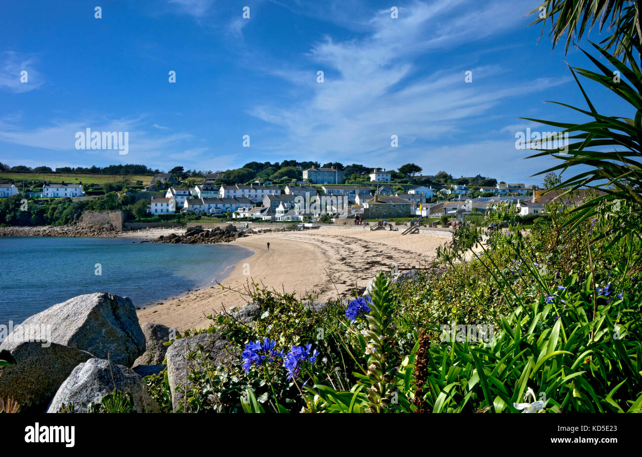 Hugh town, st.Mary's,Isole Scilly,Isole britanniche Foto Stock