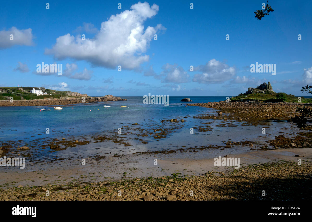 Old Town Bay,st.Mary's,Isole Scilly,Isole britanniche Foto Stock