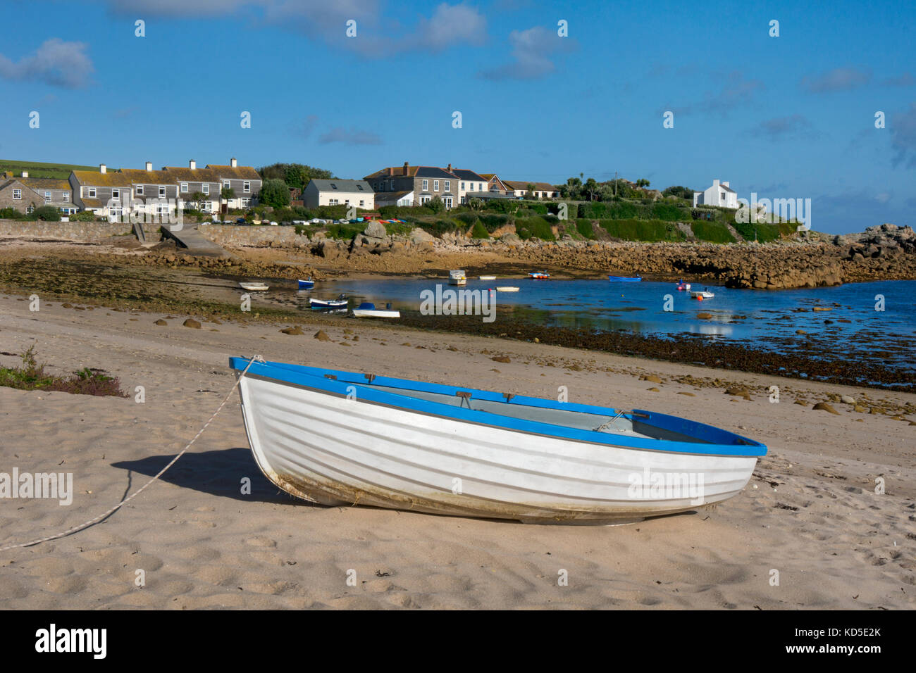 Old Town Bay,st.Mary's,Isole Scilly,Isole britanniche Foto Stock