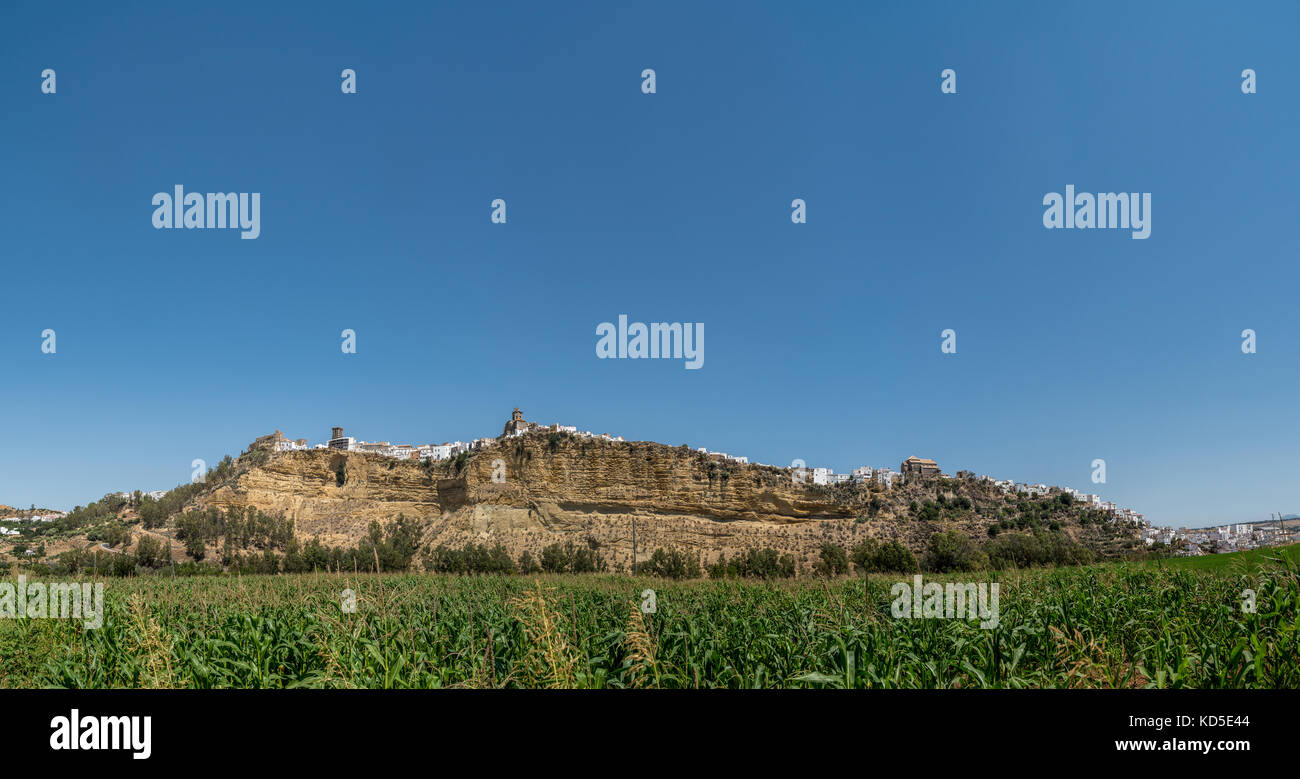 Arcos de la Frontera, una delle piccole città bianca di Andalusia, Spagna Foto Stock