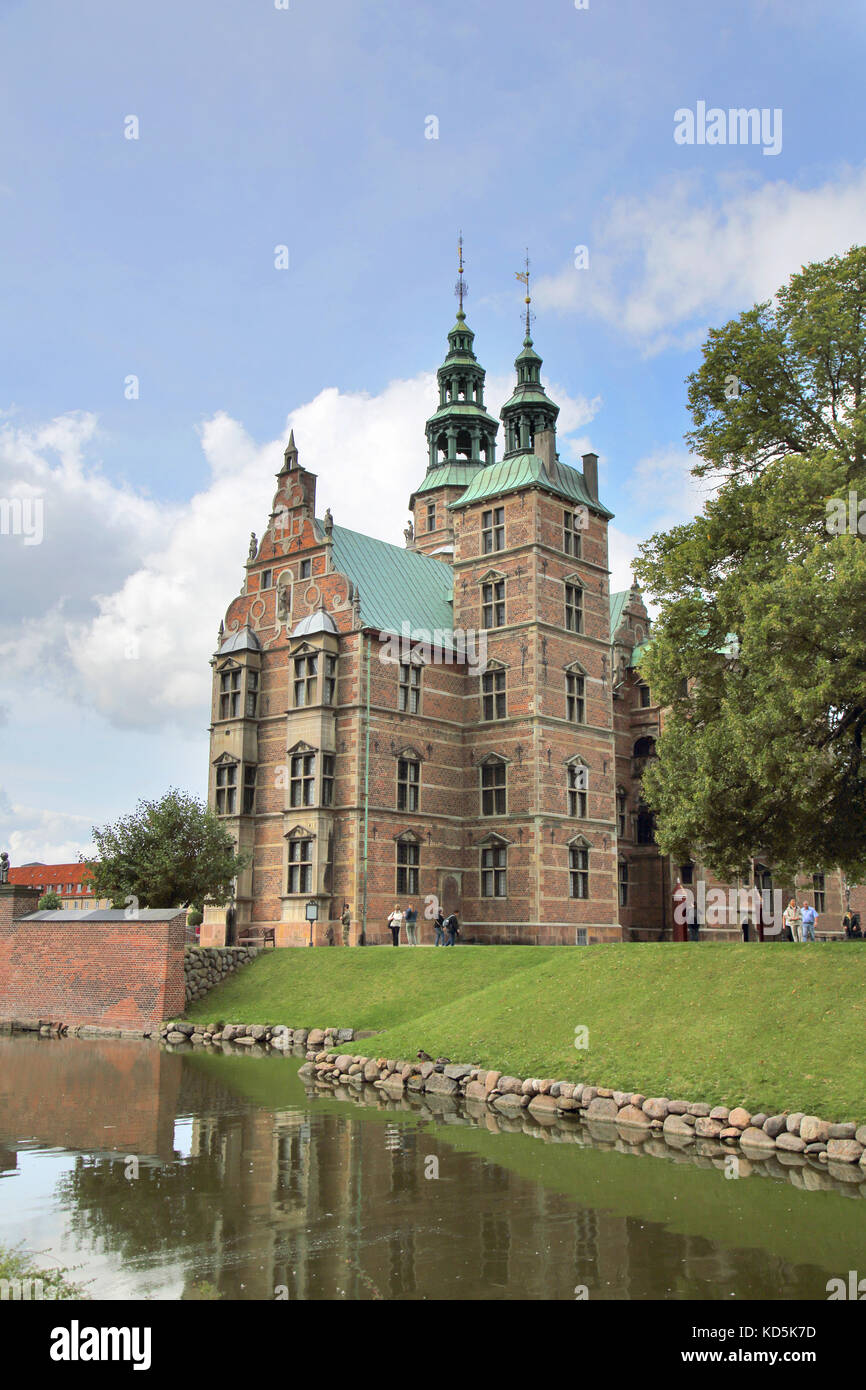 Rosenborg slot e la casa del Danish Crown Jewels Copenhagen DANIMARCA Foto Stock