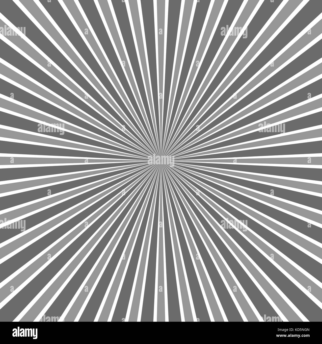 Astratta geometrica esplosione sfondo - fumetti grafica vettoriale con linee radiali Illustrazione Vettoriale